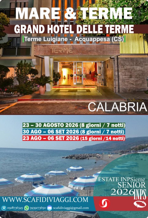 SOGGIORNO IN CALABRIA- TERME LUIGIANE